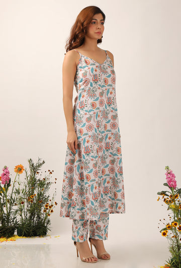 Lilybeth Floral Chintz Aline Kurta Dress